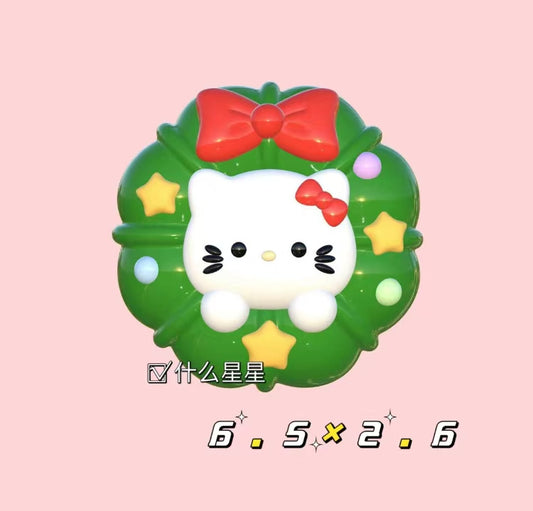 christmas hello kitty squishy toy